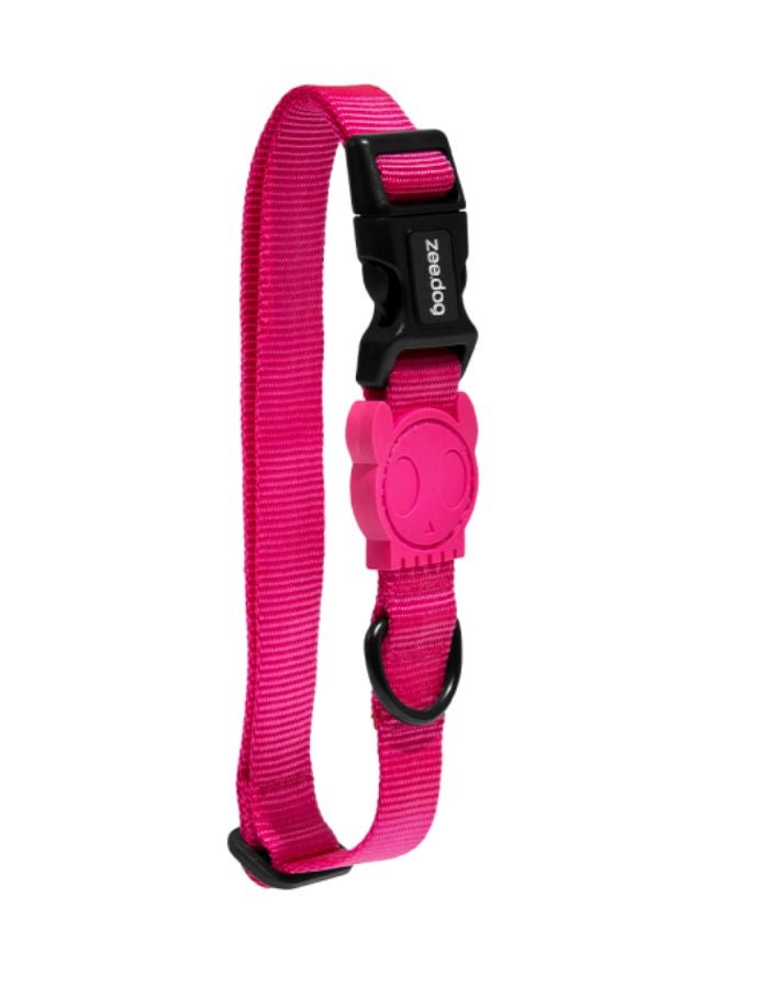 Zee.Dog Pink LED Collar Small | Soft, Adjustable & Illuminated - Image 3