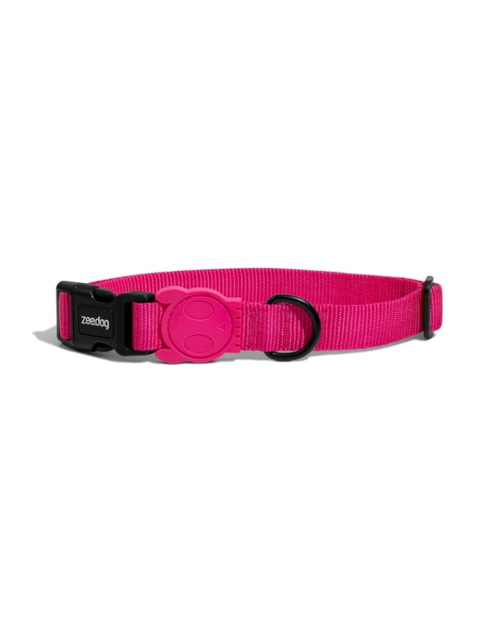 Zee.Dog Pink LED Collar Small | Soft, Adjustable & Illuminated - Image 2