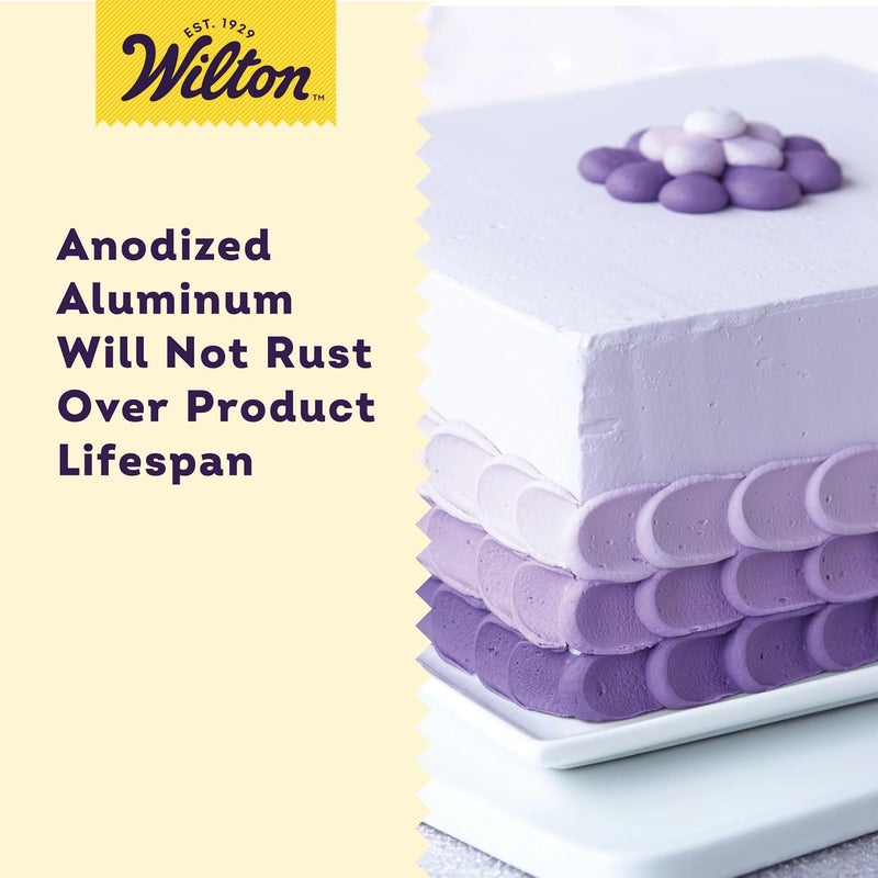 Wilton Performance Aluminum Square Cake and Brownie Pan 8Inch Silver - Image 5