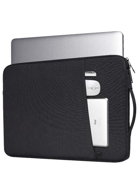 14 Inch Laptop Sleeve Case for Dell Latitude 14/Inspiron 14, Acer HP Lenovo ASUS Chromebook 14/ HP Stream 14/ ASUS ZenBook VivoBook 14/ IdeaPad 3 Computer Notebook Bag(Black)