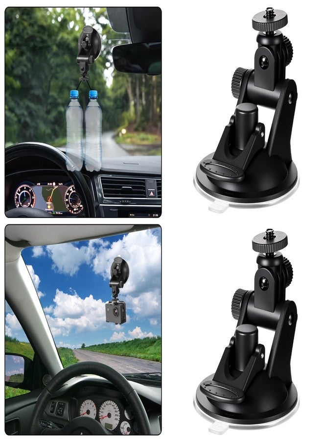 Qulkws 2PCS Dash Cam Suction Cup Mounts, Car Camera Mount, Windshield and Dashboard Suction Cup Mounts, Camera Mount for Car Dashcam, GPS Driving DVR, Phone Bracket, Action Camcorder, Video Recorder - Image 4