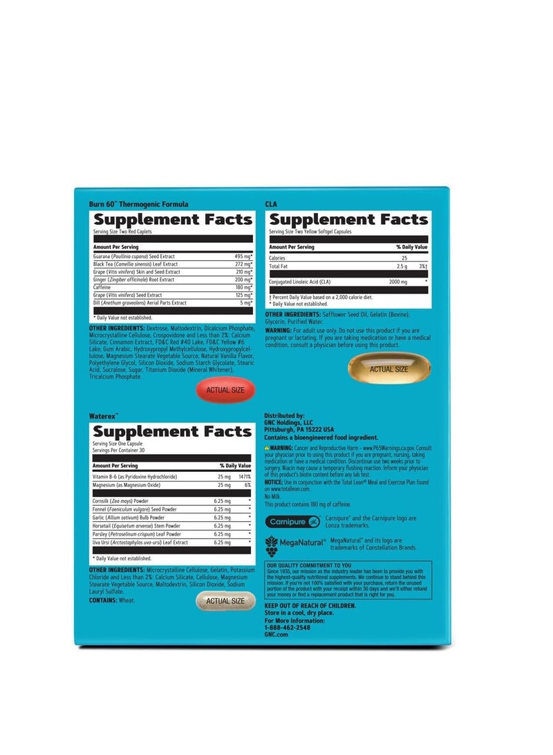 GNC Total Lean Burn and Define Vitapak 30 packs 30 day supply - Image 3
