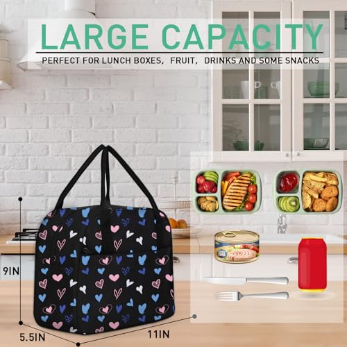 VLM Lunch BagLunch Box for Women MenReusable Insulated Lunch ToteSmall Leakproof Cute Lunch Cooler with High Capacity for WorkPicnicCamping - Image 3