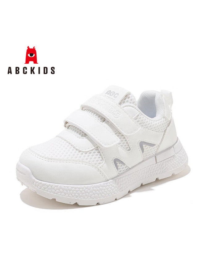 Abc Kids Children's Shoes Fashion White Shoes Boys And Girls Sports Shoes Campus Casual Shoes 3086py White 35 - Image 1