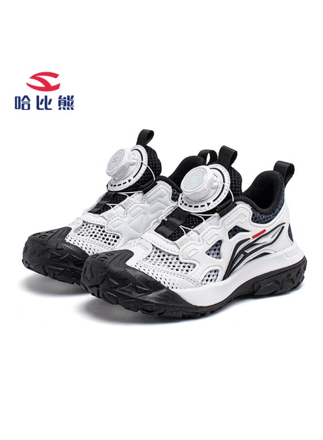 Habi Bear Net Spring Rotating Button Forrest Gump Shoes Sneaker Boys Tire Bottom Casual Shoes A Generation Of Hair