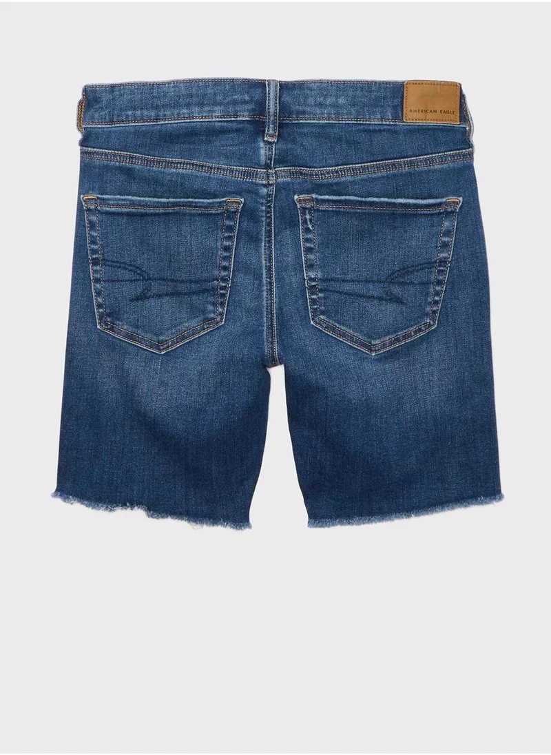 American Eagle Pocket Detail Ripped Shorts