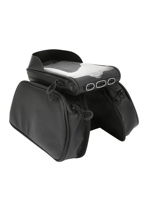 Bicycle Upper Tube Bag Front Beam Pack Riding Cycling Equipment for Mountain Bicycleblack 1.5L