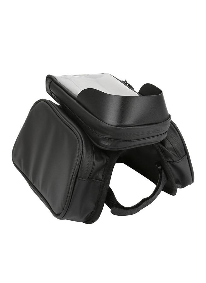 Thoraya Bicycle Upper Tube Bag Front Beam Pack Riding Cycling Equipment for Mountain Bicycleblack 1.5L  - Image 3