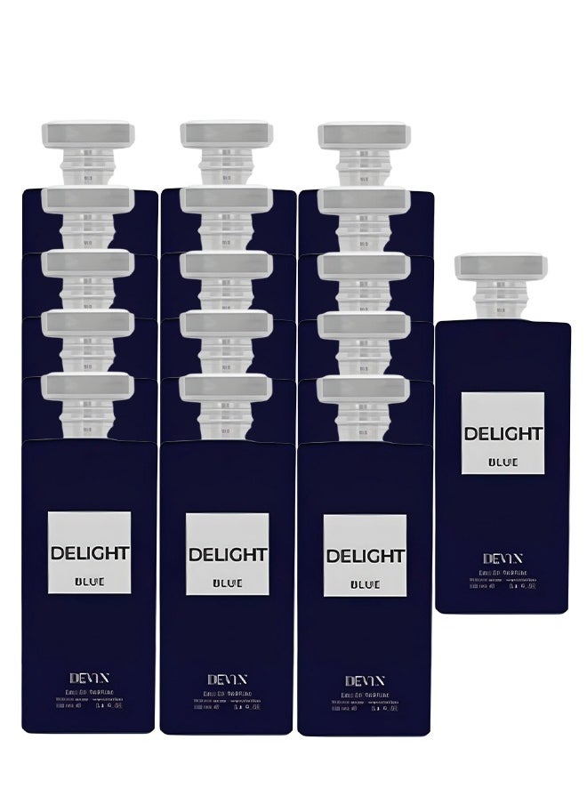 ديفين - 16 قطع عطر ديلايت بلو للرجال ١٠٠ مل - Image 1