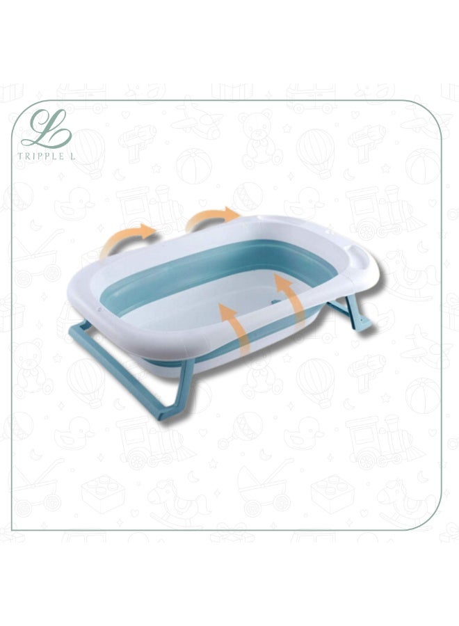 ثلاثة لام  حوض استحمام الاطفال قابل للطي - Image 5