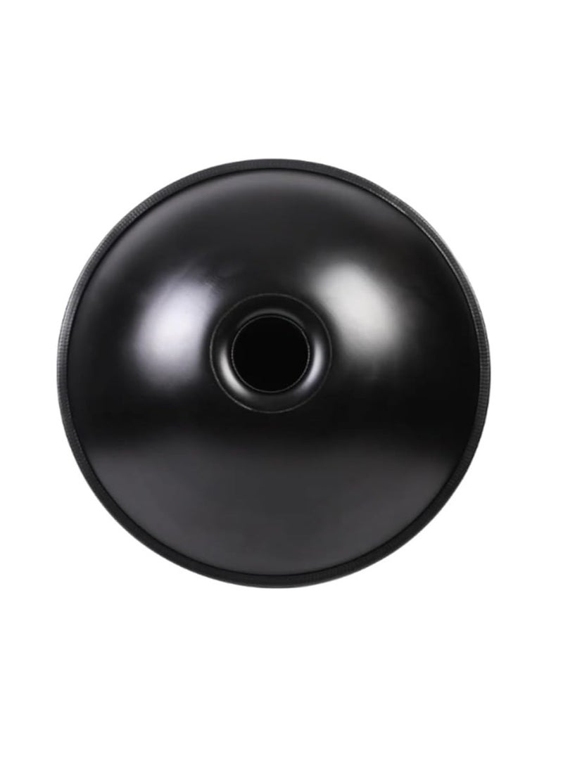 Megarya Professional Handpan D Minor 9 Notes Steel Tongue Drum, 22 Inch Steel Hand Drum, 432HZ, With Soft Handpan Bag, 2 Handpan Mallets, Handpan Stand, Cleaning Cloth and Belt - Colour Black  - Image 3
