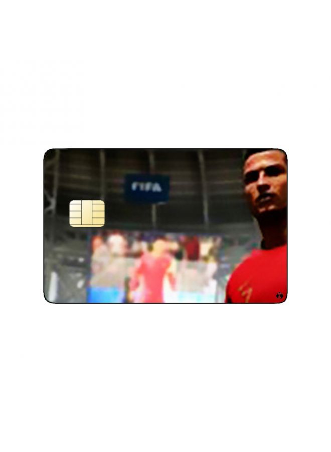 RKN PRINTED BANK CARD STICKER Cristiano Ronaldo Portugal Football Player - Image 2