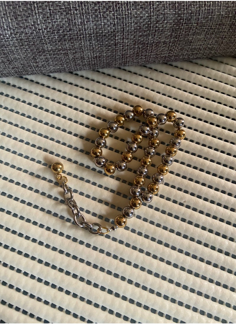 JewelryJo - High Quality Stainless Steel Prayer Beads For Men 35 Beads Size 8mm - Image 1