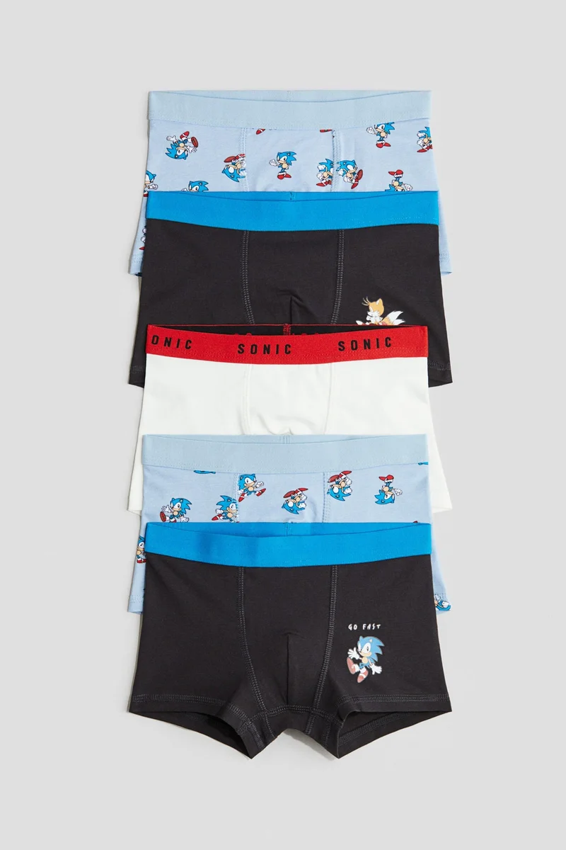 اتش اند ام شورت بوكسر - عبوة من 5 قطع