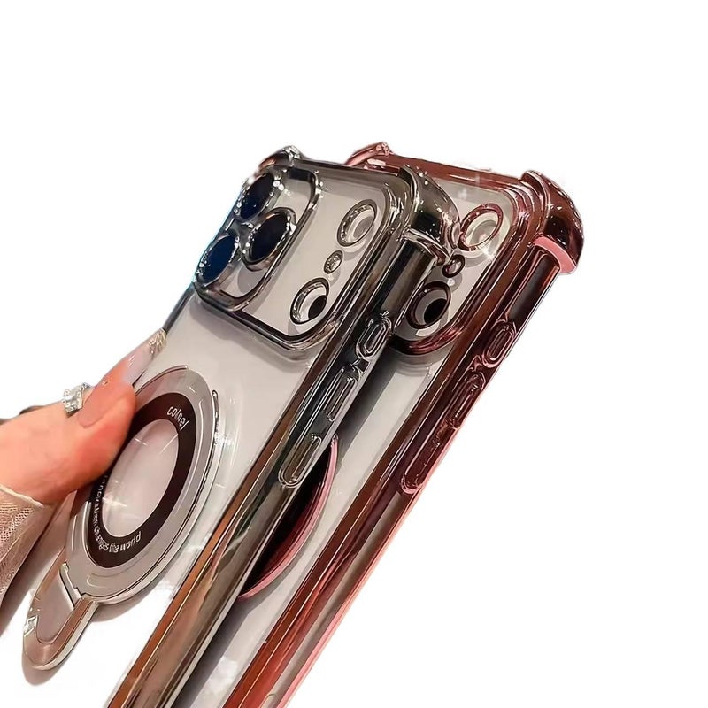 غطاء MagSafe | مقاوم للصدمات لـ iPhone 12 Pro Max | حماية من السقوط | Acrylic | شفاف - Image 4