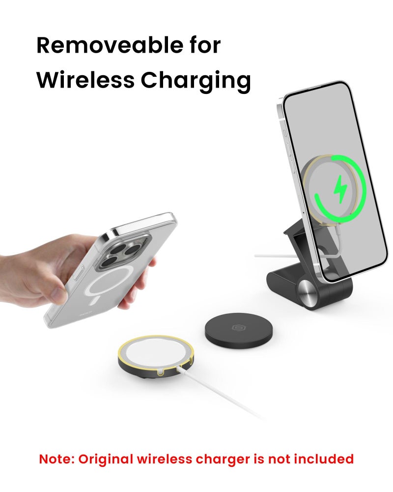 SODI Continuity Camera Mount for Desktop Monitor & iMac, Detachable iPhone Webcam Mount, Adjustable Magnetic Phone Stand for iPhone 17 Pro/Max 16/15/14/13/12 and Mac TV 4K Display OS Ventura - Image 3