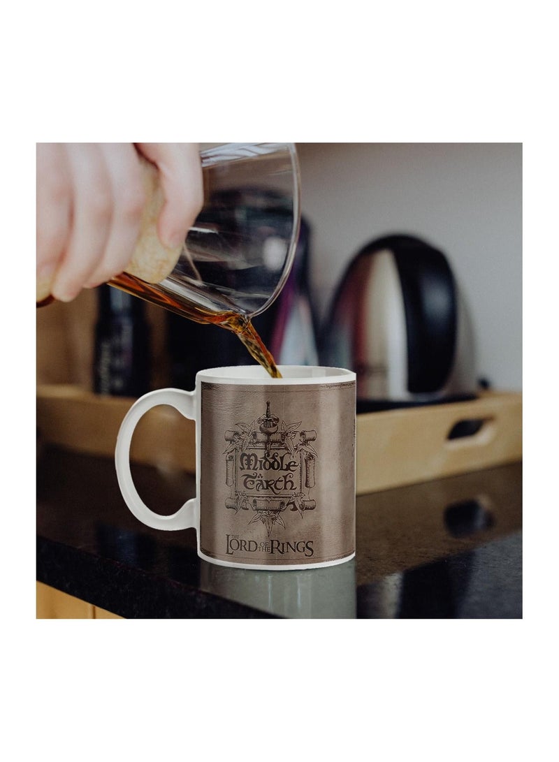 MEC The Of The Rings Middle Earth Wrap Around Design Printed Coffee Mug 11Oz - Image 3