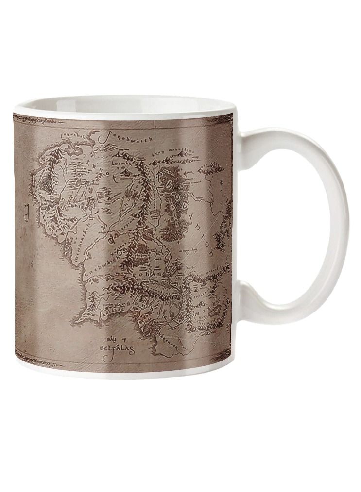 MEC The Of The Rings Middle Earth Wrap Around Design Printed Coffee Mug 11Oz - Image 2