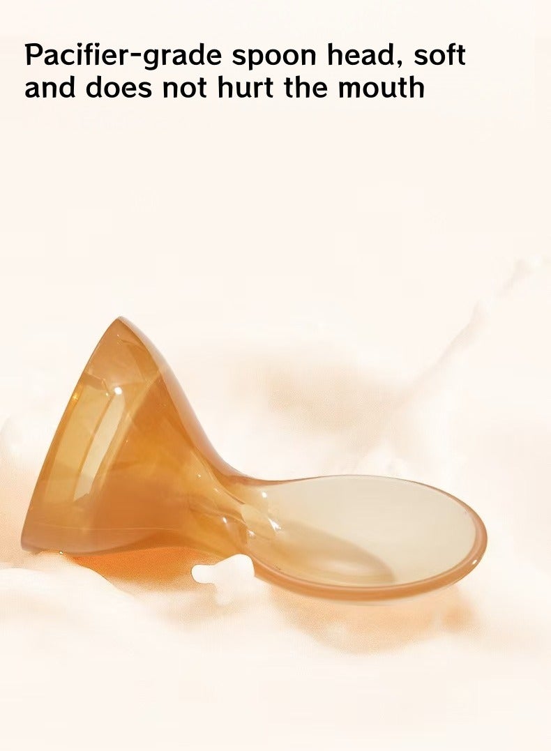 Akali Silicone Baby Feeding Bottle & Spoon Set - 1-Piece Design for Easy Feeding - Image 4