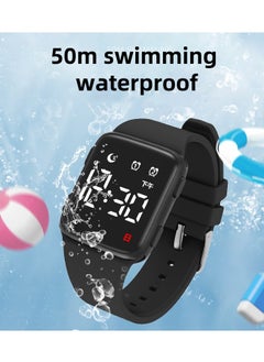 Generic Kids Watches for Girls Boys Digital Sport Watch with Step Counter Pedometer Vibration Alarm Clock, No App Waterproof Fitness Tracker Kids Watch Boys Girls Teens Students Ages 5-16  - Image 3