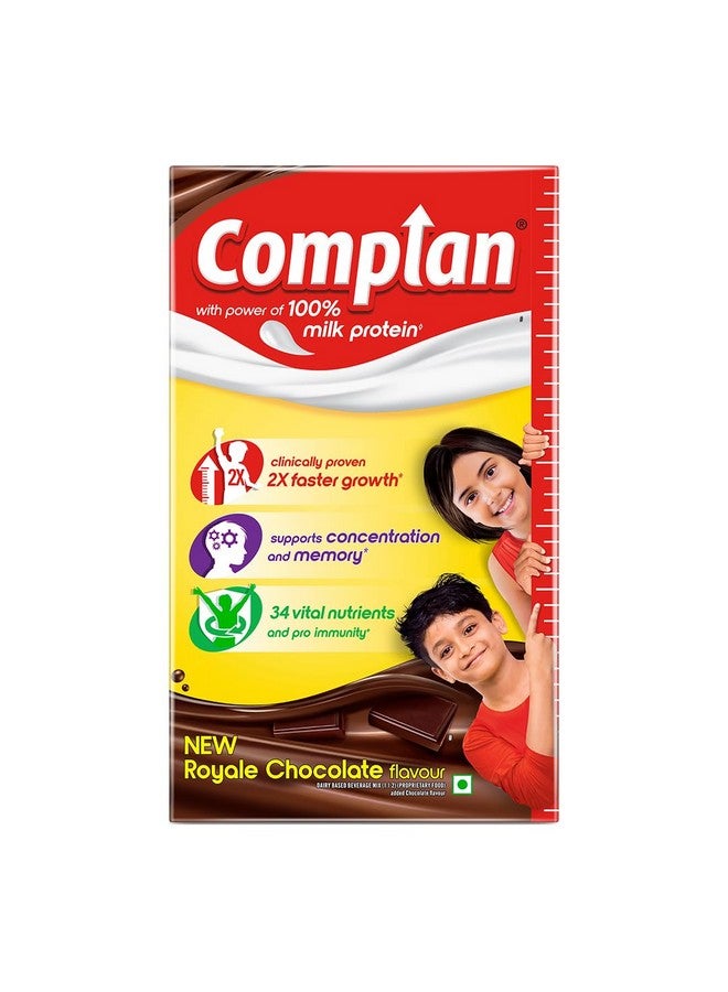Complan Nutrition Drink Powder For Children, Royale Chocolate Flavour, 1 Kg Carton | Nutrition Drink For Kids With Protein & 34 Vital Nutrients  - Image 1