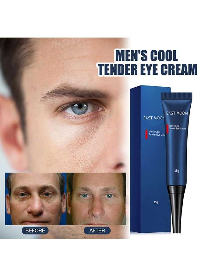 East Moon - Men's Cool Tender Eye Cream 15g, Retinol Eye Cream for Repairing Eye Bags and Dark Circles, Tightening Fine Lines, Moisturizing and Repairing Eye Cream - Image 1
