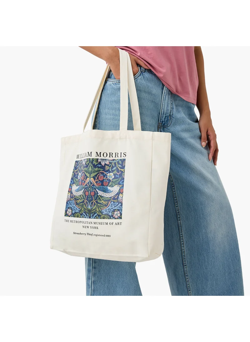 اس بي كاركترز William Morris Print Shopper Bag with Double Handles