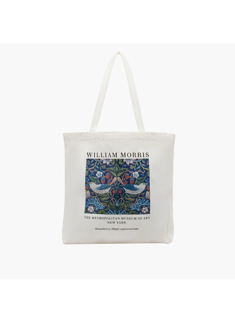اس بي كاركترز William Morris Print Shopper Bag with Double Handles