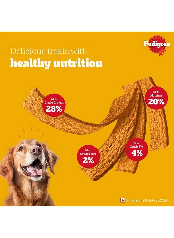 بيديجري مكافأة لذيذة بنكهة الدجاج المجفف للكلاب البالغة، 70 جرامًا، مكافأة على شكل لحم مجفف لتعزيز الترابط، مكافأة للكلاب منخفضة الدهون وعالية البروتين* - Image 5