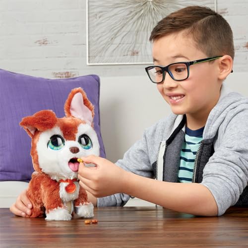 FurReal PoopALots Big Wags Interactive 8inch Walking Plush Stuffed Animal Pooping Puppy with Leash 14Pieces Kids Toys for Ages 4 Up by Just Play - Image 5