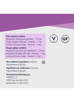 Vimergy Magnesium Glycinate, 150 Servings With Turmeric And Ginger Promotes  - Image 5