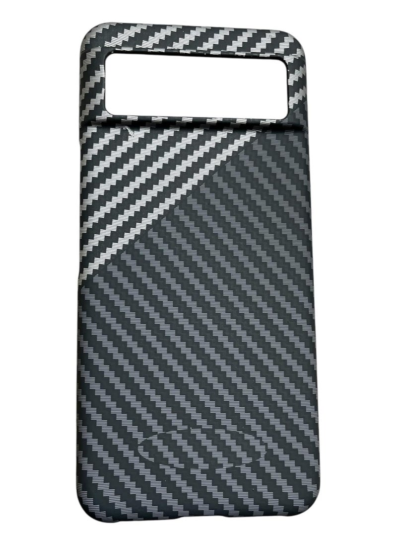Generic - Carbon Fibre Pattern Phone Case for Google Pixel 6, Protective Cover - Image 1
