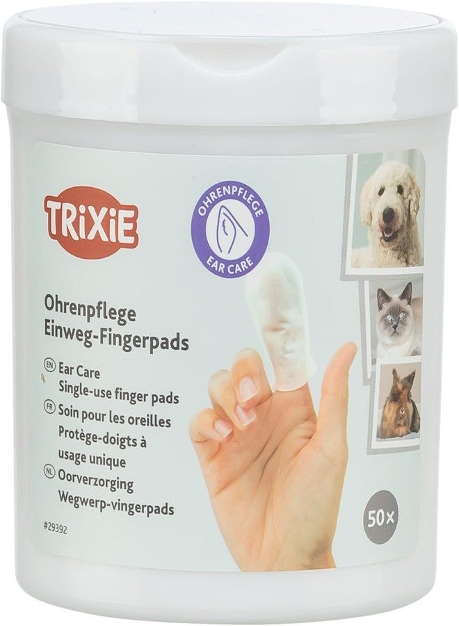 TRIXIE 29392 Ear Care Ear Care Finger Pads Pack of 50 - Image 1
