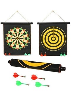 Generic Double Sided Dart Game Portable Folding Dart Game 6 Non-Pointed Darts Size 12  - Image 2