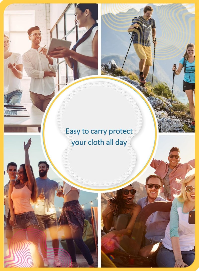 She&Little 100 Pcs Disposable Underarm Sweat Pads, Individually Packaged, Sweat Shields for Women & Men, Safe for Pregnant Women, High Absorbency, Odorless, Breathable, Perfect for Travel, Work, Outdoor Activities - Image 4