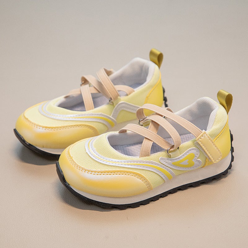 Children'S Retro Ugly Cute Silver German Training Shoes 2025 Casual Shallow Mouth Fashion Breathable Sports Shoes - Image 4