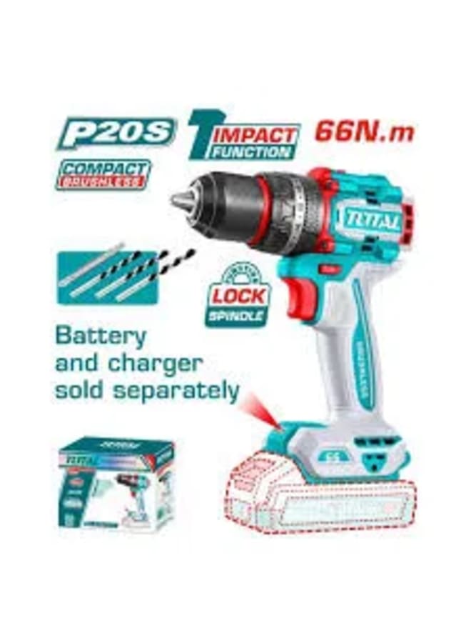 TOTAL Drill 20 Volt 66 Newton Drill without Battery - Image 2