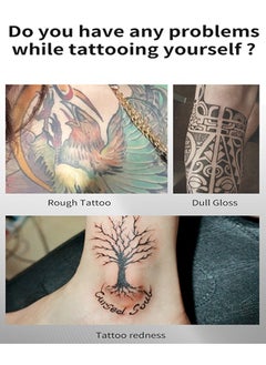OCHEAL Tattoo Butter - Aftercare Balm Cream Moisturizer Hydrates New Tattoos Revives Old Tattoos Daily Tattoo Healing Brightener Tattoo Lotion Color Enhancement and Brightener Balm 40g  - Image 5