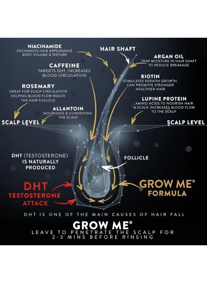 واترمانز شامبو - البيوتين والكافيين وزيت الأرغان لترطيب وتجديد الشعر 250 مل - Image 3