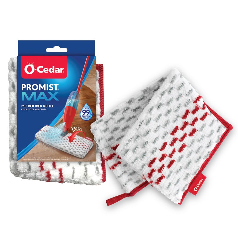 OCedar Genuine ProMist MAX Spray Mop Head Replacement Machine Washable Reusable Microfiber Refill Removes 99 of Bacteria