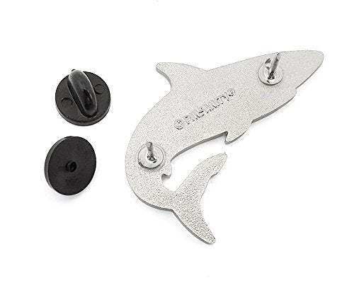 Pinsanity Great White Shark Enamel Lapel Pin - Image 3