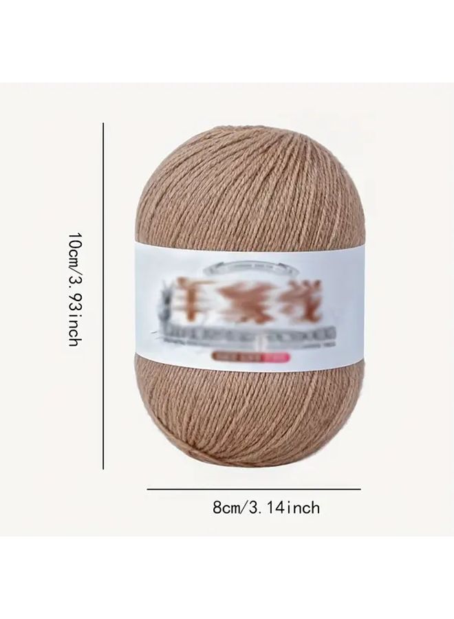 Premium 100 Cashmere Yarn 4 Pack 200g Soft Warm Crochet Craft Knitting Scarf - Image 3