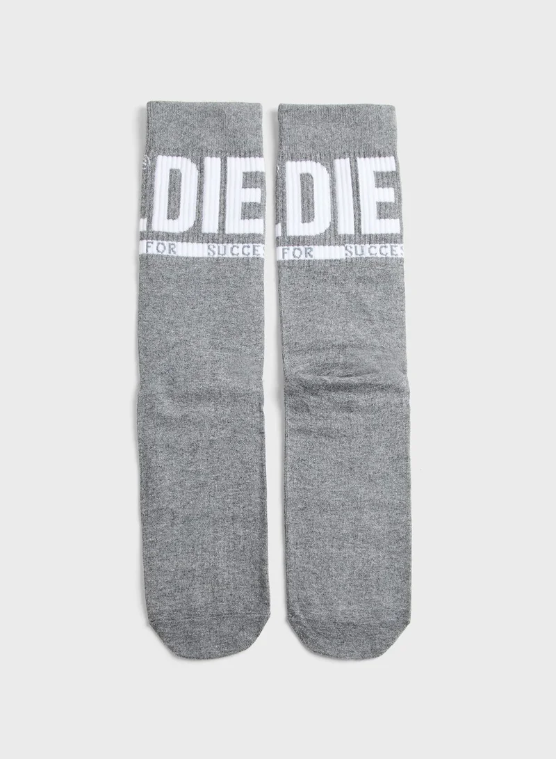 DIESEL 3 Pack Assorted Crew Socks