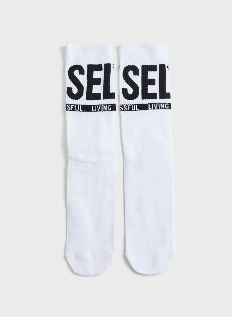 DIESEL 3 Pack Assorted Crew Socks