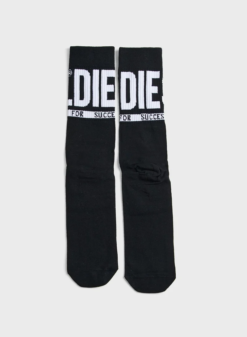 DIESEL 3 Pack Assorted Crew Socks