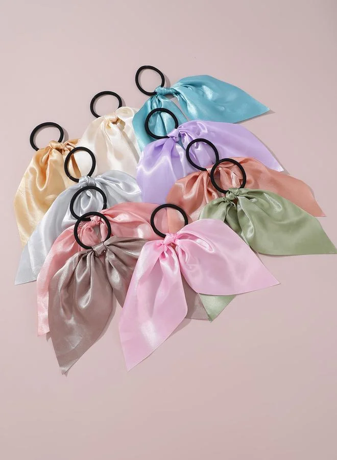 Take Two Set of 10 -Bow Hair Ties