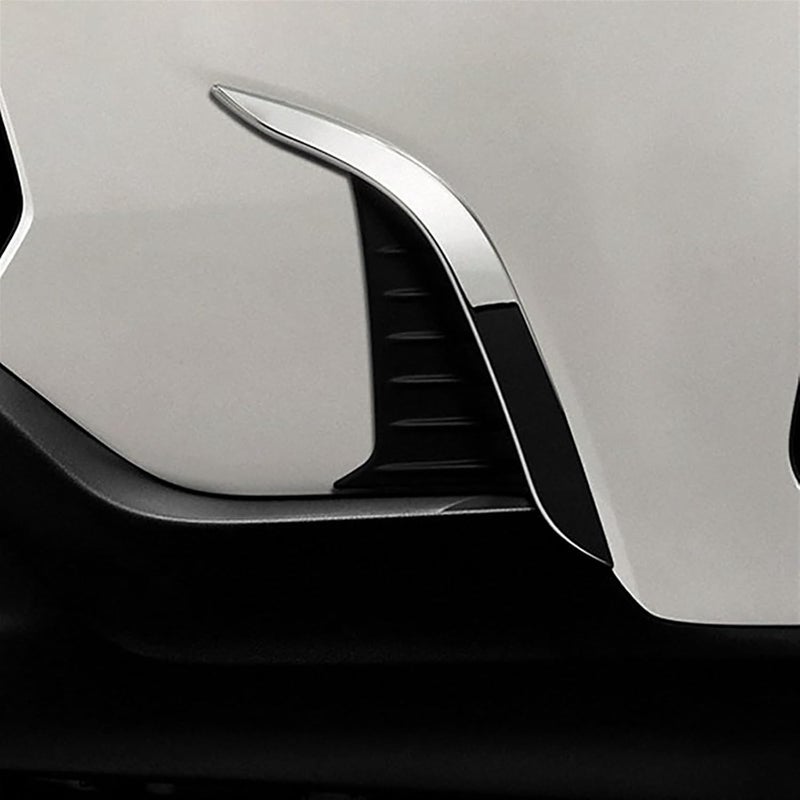QASULER ABS Chrome Fog Light Cover for Toyota Corolla and Cross - Image 3