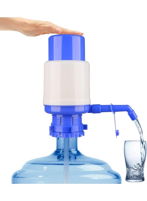 Manual Water Bottle Pump, Easy Drinking Water Pump, Easy Portable Manual Hand Press Dispenser Water Pump For Universal 2-5 Gallon Bottle