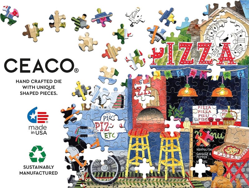 Ceaco - Food Trucks - Pip's Pizza Truck - 500 Piece Jigsaw Puzzle - Image 5