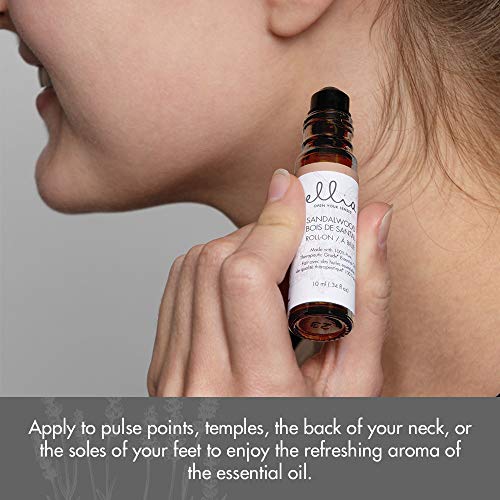 Ellia Sandalwood Essential Oil Roll-On | 10ml, 100% Pure, Therapeutic Grade - Image 2